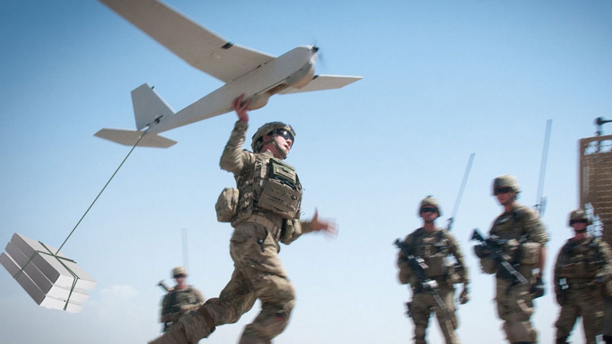 Field launch of an unmanned aircraft